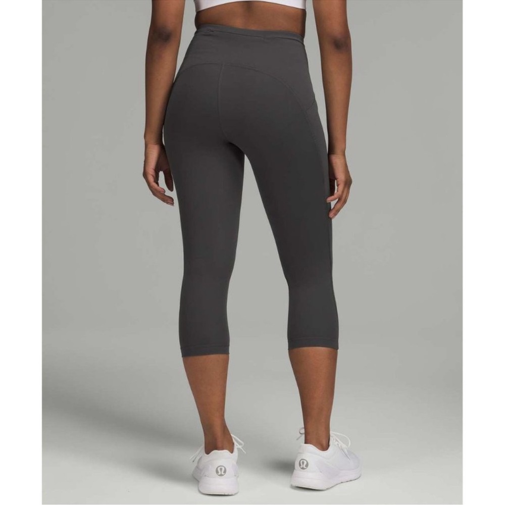 Lululemon Swift Speed High-Rise Crop 23" Graphite Grey SZ 4